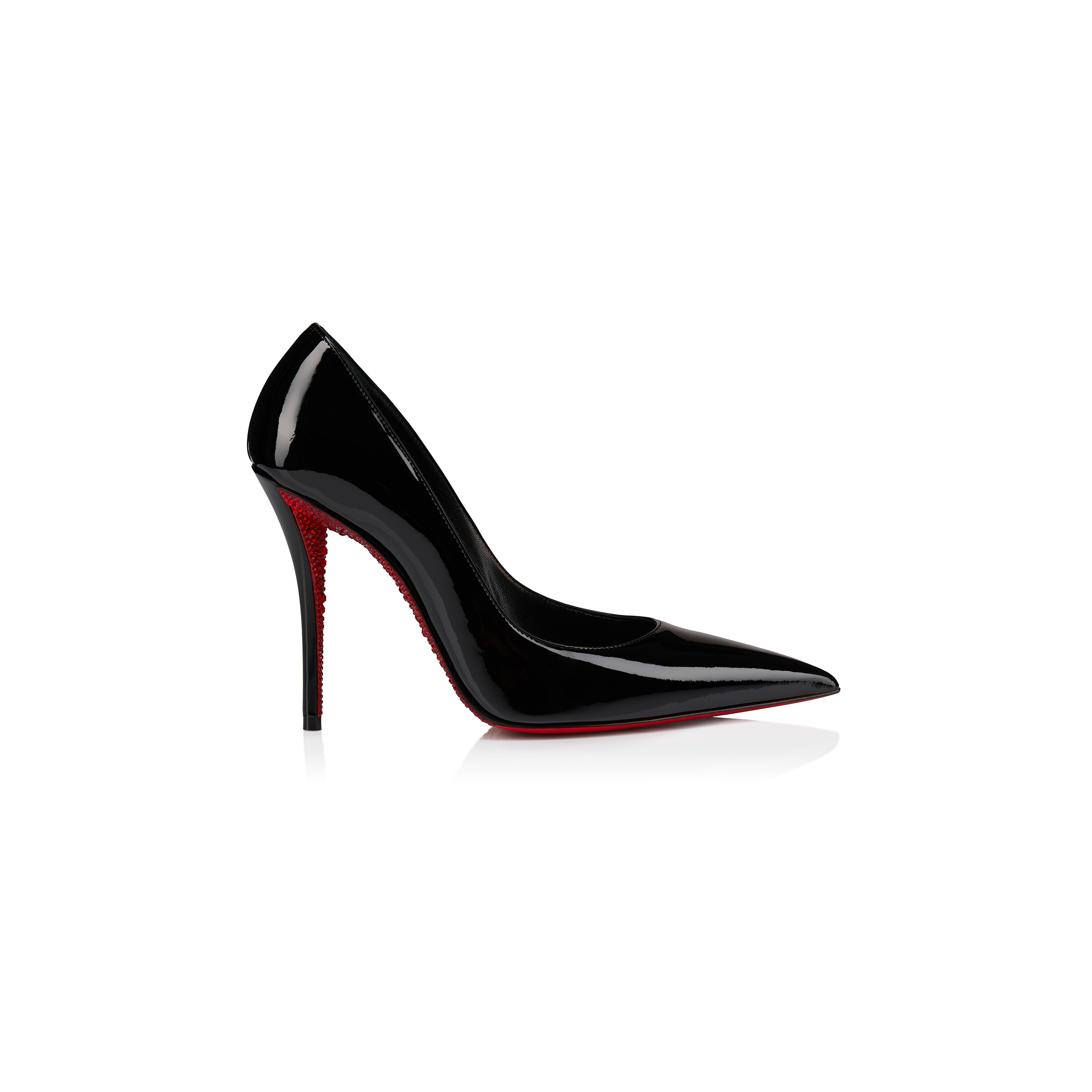 Ch**an louboutin miss z suola strass 100 mm pumps-patent calf leather-black-women 1250917b439